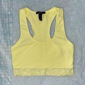Cute Women's Lace-Trim Tank Top – Sleeveless Ruffled Chiffon Y2K Cami With Front Tie - View #8